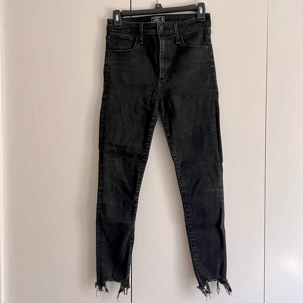Abercrombie High Rise Super Skinny Ankle Jeans